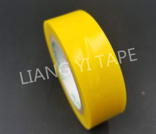 Gele Rubber Zelfklevende Elektropvc-Isolatieband 0.10mm - 0.22mm Dikte