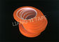 Weerstands Oranje Elektroband op hoge temperatuur met Acryldruk - gevoelige Kleefstof