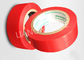 De rode Rubber Zelfklevende Elektroband van pvc voor Eindverwerking 0.10-0.22 mm-Dikte